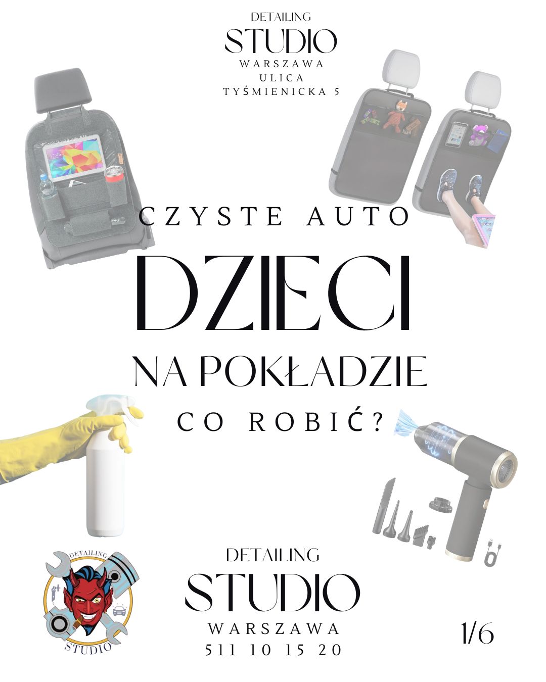 Jak utrzymać czystość w samochodzie, gdy podróżujesz z dziećmi – porady dla rodziców.
