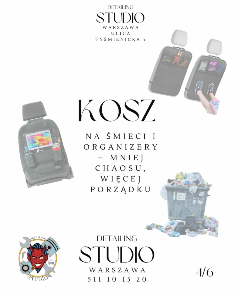 Organizery dla dzieci do samochodu